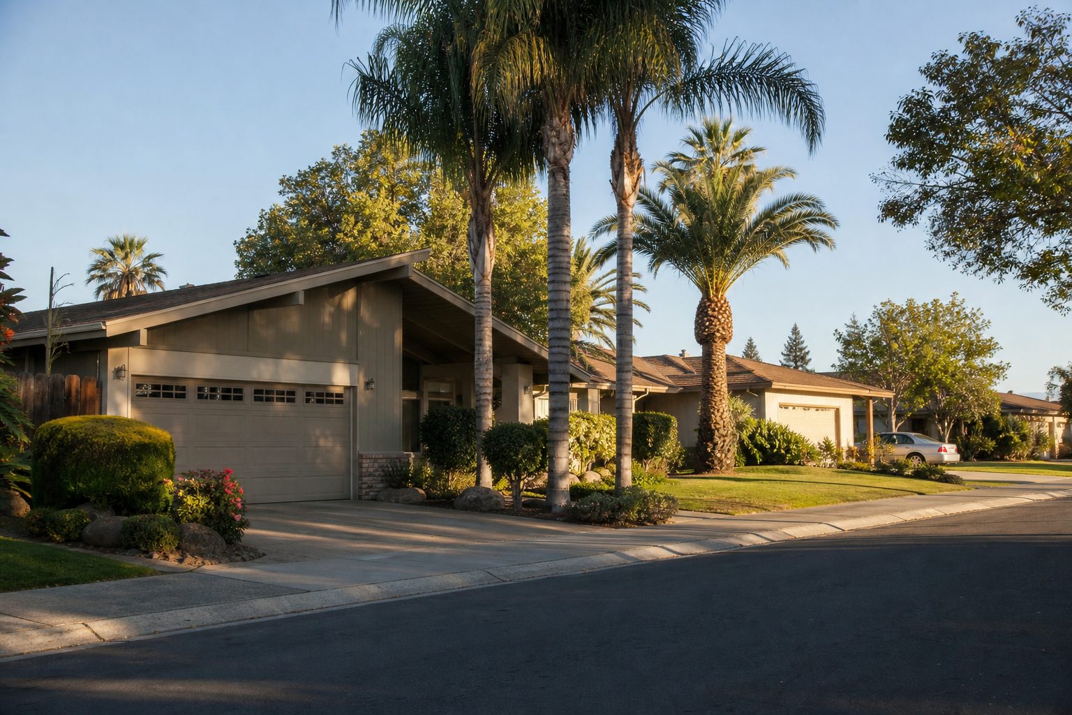 AI-generated concept image of a San Jose, California residential neighborhood